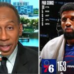 FIRST TAKE | "Paul George delivering everything the 76ers need" - Stephen A. on 76ers beat Wizards