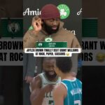 Jaylen Brown finally ended Grant Williams’ legendary run at rock, paper, scissors 😭😭