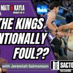 Did the Sacramento Kings intentionally foul late in yesterday's loss to the Warriors??