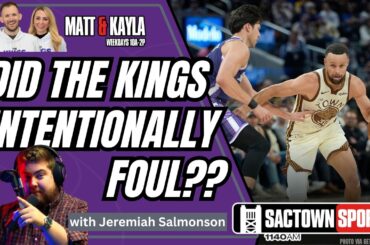 Did the Sacramento Kings intentionally foul late in yesterday's loss to the Warriors??