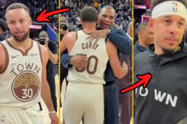 Steph Curry, Seth Curry & Golden State Warriors Celebration After CRAZY WIN vs. Sacramento Kings!