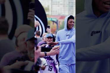 we'll always SHOW LOVE for the BEST FANS IN THE LEAGUE 💜 #utahjazz #fans #nba #willhardy