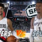 Portland Trail Blazers vs San Antonio Spurs Live Play by Play & Scoreboard