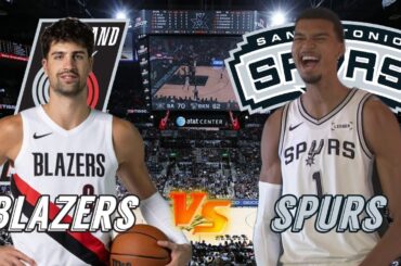Portland Trail Blazers vs San Antonio Spurs Live Play by Play & Scoreboard
