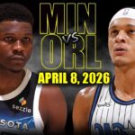 Minnesota Timberwolves vs Orlando Magic Full Game Highlights – April 8, 2026 | NBA Season