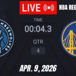 NBA LIVE! Golden State Warriors vs Minnesota Timberwolves | April 9, 2026  | Warriors vs MIN | 2K26