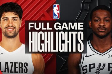 TRAIL BLAZERS at SPURS | FULL GAME HIGHLIGHTS | April 8, 2026