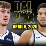 Dallas Mavericks vs Phoenix Suns Full Game Highlights – April 8, 2026 | NBA Season