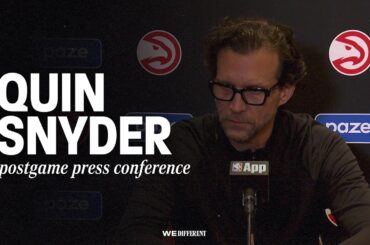 Hawks vs. Cavaliers Postgame Press Conference: Quin Snyder
