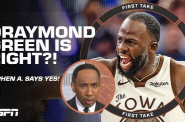 Stephen A. AGREES with Draymond Green about tanking in the NBA! 😬 | First Take