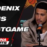 Phoenix Suns postgame: Jordan Ott & Devin Booker talk after clinching the 7 seed in play-in