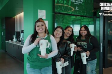 This Boston Celtics superfan spent her Sweet 16 birthday at TD Garden ☘️ | Fan Moments