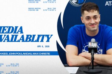 Jason Kidd,  Max Christie, & John Poulakidas | Post-Game Media Availability @ PHX | 4/8/26