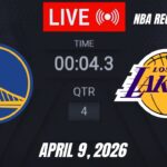 NBA LIVE! Golden State Warriors vs Los Angeles Lakers | April 9, 2026 Warriors vs Lakers | 2K26