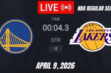 NBA LIVE! Golden State Warriors vs Los Angeles Lakers | April 9, 2026 Warriors vs Lakers | 2K26