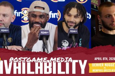 ALL Denver Nuggets Postgame Media vs. MEM  🎙️