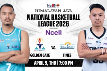 GOLDEN GATE VS TIMES | PLAYOFFS QUALIFIER 2 | HIMALAYAN JAVA NATIONAL BASKETBALL LEAGUE 2026