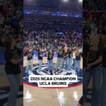 🤩 UCLA Honored at L.A. Clippers game after winning Natty | Women's College Basketball #shorts #short