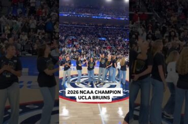 🤩 UCLA Honored at L.A. Clippers game after winning Natty | Women's College Basketball #shorts #short
