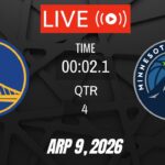 NBA LIVE! Golden State Warriors vs Minnesota Timberwolves April 9, 2026 Warriors vs Timberwolves 2K