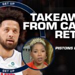 The Pistons are 'scary' with Cade Cunningham back 😤 - Monica McNutt | Get Up