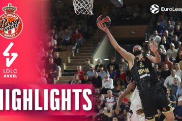 WIN with ONLY Eight players | AS Monaco - ASVEL | R36 BASKETBALL HIGHLIGHTS 2025-26
