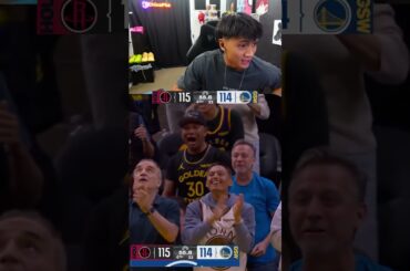 STEPH CURRY NEARLY HIT A GAME WINNER IN HIS FIRST GAME IN OVER 2 MONTHS 🤯🔥 #nba #ytshorts #gsw