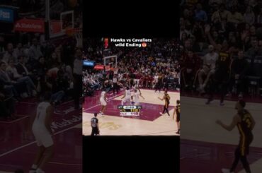Cavaliers Vs Hawks Wild Crazy Ending 😱🥵#shorts