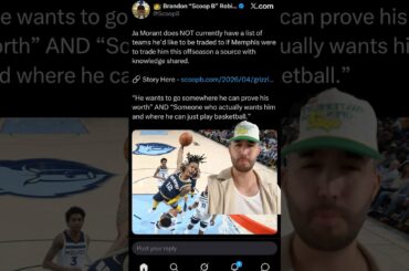 Ja Morant Leaving Memphis??? Will the Grizzlies Trade Their Once, Franchise Player? #nba #reaction