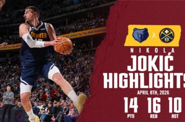 Nikola Jokić Cruises to TRIPLE-DOUBLE | Game Highlights DEN vs. MEM