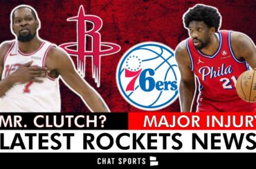 Houston Rockets Fans Just Got A Ton Of GREAT NEWS + SERIOUS Injury For Joel Embiid