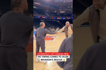 This interaction between Spike, Brunson, and Pat Ewing is pure comedy 😅