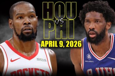 Houston Rockets vs Philadelphia 76ers Full Game Highlights – April 9, 2026 | NBA Season