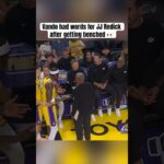 Jarred Vanderbilt not happy with JJ 😬