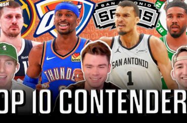Top 10 NBA Contenders: Spurs, Celtics or Nuggets BIGGEST threat to Thunder? | Nerd Sesh x Hoop Venue