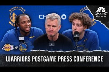 Steve Kerr, Warriors react to Golden State's 119-103 loss against Lakers | NBC Sports BA