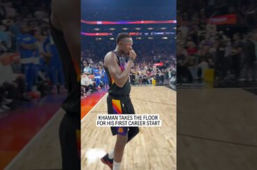 Rook's first start! #shorts | Phoenix Suns