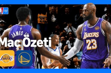 Los Angeles Lakers - Golden State Warriors | Maç Özeti | NBA | Prime Video Türkiye