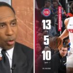 FIRST TAKE | Cade Cunningham is BACKKK! - Stephen A. Smith reacts to Pistons' 137-111 win over Bucks