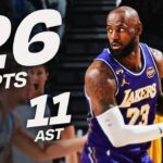 LeBron Drops 26-PT DOUBLE-DOUBLE At Golden State | April 9, 2026