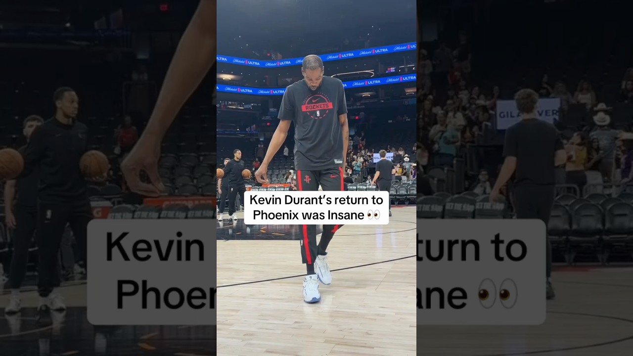 Kevin Durant's return to Phoenix was Insane 🏀 #shorts