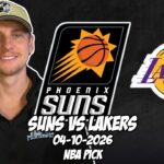 Phoenix Suns vs Los Angeles Lakers 4/10/26 NBA Free Picks & Prediction | NBA Betting Tips