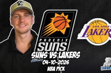 Phoenix Suns vs Los Angeles Lakers 4/10/26 NBA Free Picks & Prediction | NBA Betting Tips
