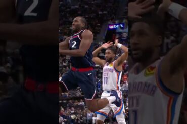 Kawhi with 20 PTS vs Thunder