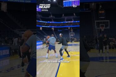 Golden State Warriors on their Favorite Pregame Routines | #shorts