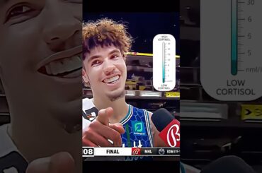 LaMelo really playing on ZERO cortisol😎🌞
