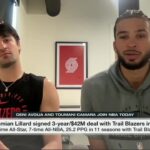 Deni Avdija & Toumani Camara are READY for game vs. Clippers for the 8 seed 😤 | NBA Today