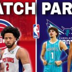 Detroit Pistons vs. Hornets LIVE Watch Party! | Bad Blood Match Up 🚨