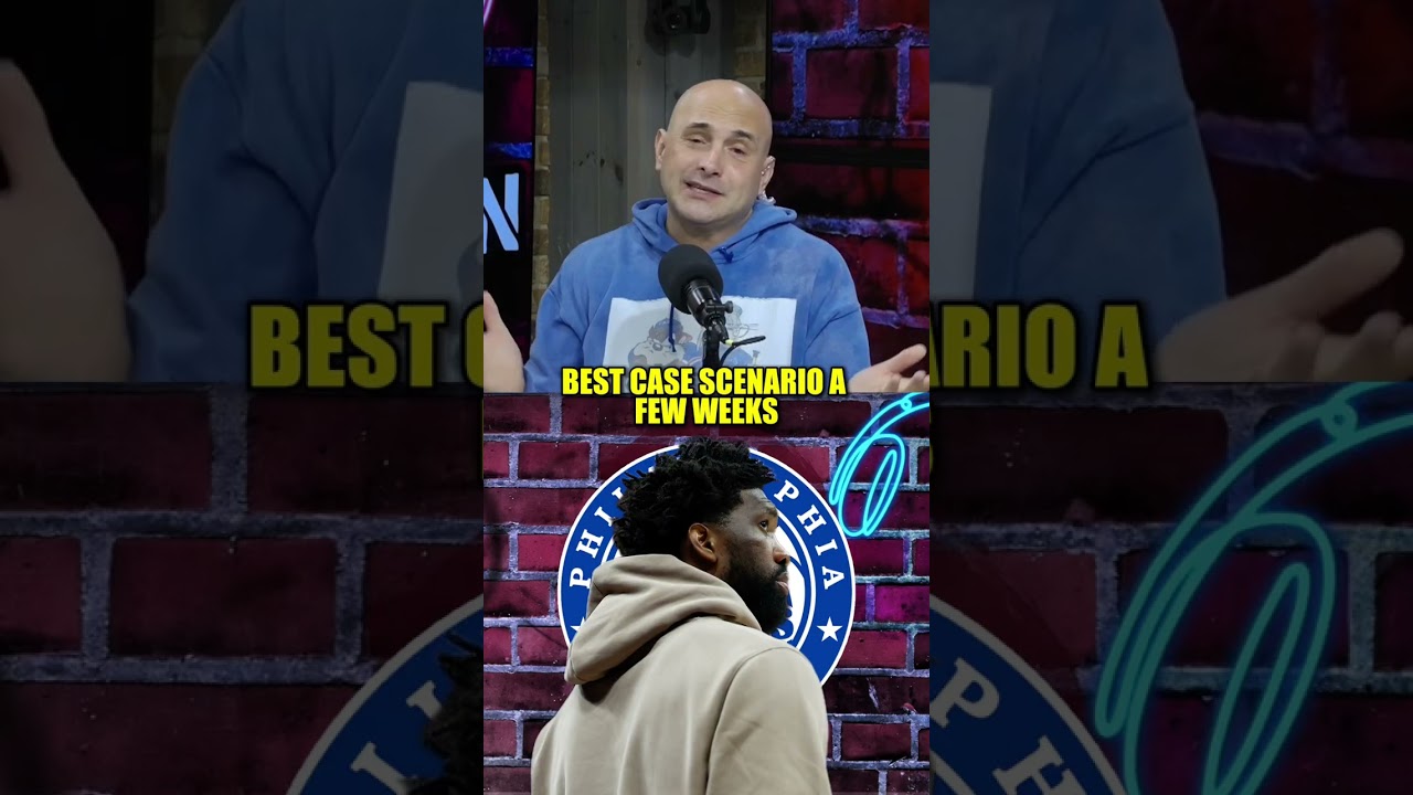 THE SIXERS SEASON IS OVER AFTER EMBIID APPENDICITIS! #NBA #Sixers #JoelEmbiid #Shorts