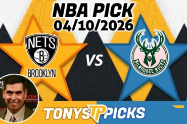 Brooklyn Nets vs Milwaukee Bucks Pick 4/10/26 NBA Pick Prediction